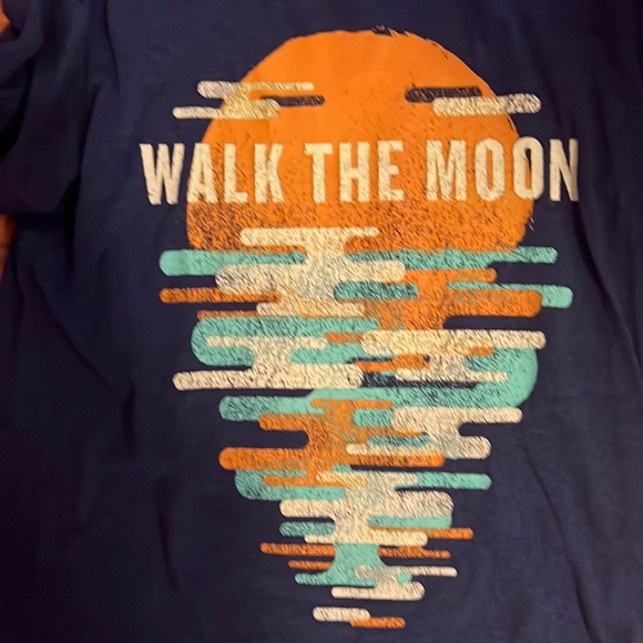 Walk The Moon Shut Up and Dance Vintage Retro Band Merch T-Shirt Blue Medium - Picture 2 of 3
